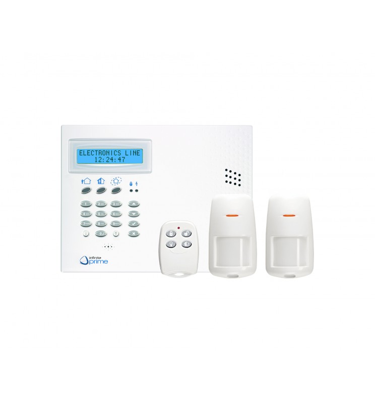 Kit Centrale Infinite Prime avec 2 détecteurs IRP et une télécommande Kit Centrale Infinite Prime avec 2 détecteurs IRP et une télécommande