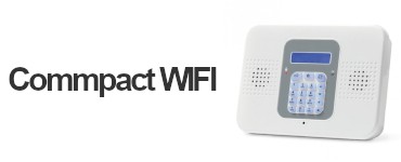Commpact WIFI : alarmes sans fil, détecteurs, claviers & sirènes